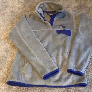 Patagonia Re-Tool Grey Fleece Pullover